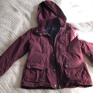 Maroon Quilted Jacket!